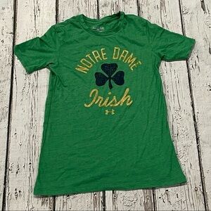 Women's University of Notre Dame Fighting Irish Under Armour Tshirt